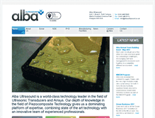 Tablet Screenshot of albaultrasound.co.uk